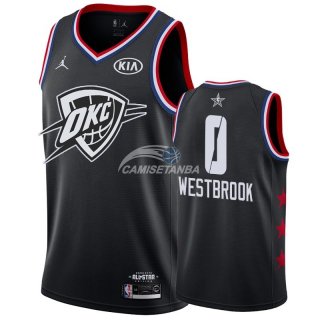 Camisetas NBA de Russell Westbrook All Star 2019 Negro