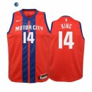 Camiseta NBA Ninos Detroit Pistons Louis King Rojo Ciudad 2019-20