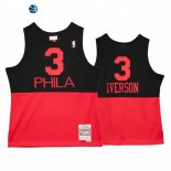 Camisetas NBA Philalphia 76ers Allen Iverson Reload 2.0 Negro Hardwood Classics