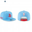 Snapbacks Caps NBA De Houston Rockets 9FIFTY Azul Ciudad 2020-21