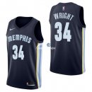 Camisetas NBA de Brandan Wright Memphis Grizzlies Marino Icon 17/18