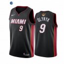 Camisetas NBA Miami Heat Kelly Olynyk 2020 Campeones Finales Negro Icon