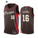Camiseta NBA de C.J. Elleby Portland Trail Blazers Nike Negro Ciudad 2020-21