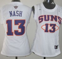 Camisetas NBA Mujer Steve Nash Phoenix Suns Blanco-1