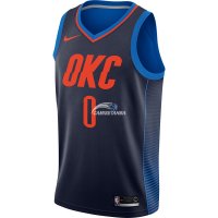 Camisetas NBA de Russell Westbrook Oklahoma City Thunder Marino Statement 17/18