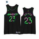 Camisetas NBA Edición ganada Minnesota Timberwolves Jarrett Culver Negro