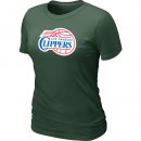 Camisetas NBA Mujeres Los Angeles Clippers Verde Oscuro