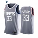 Camisetas NBA Edición ganada Los Angeles Clippers Nicolas Batum Gris 2020-21