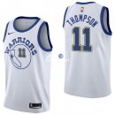 Camisetas NBA de Klay Thompson Golden State Warriors Nike Retro Blanco 17/18