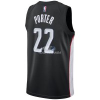 Camisetas NBA de Otto Porter Jr Washington Wizards Nike Negro Ciudad 18/19