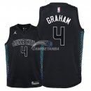 Camiseta NBA Ninos Charlotte Hornets Devonte Graham Nike Negro Ciudad 18/19