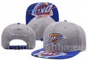 Snapbacks Caps NBA De Oklahoma City Thunder Azul Gris Azul