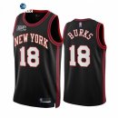 Camisetas NBA de New York Knicks Alec Burks Nike Negro Ciudad 2021-22