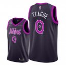 Camisetas NBA de Jeff Teague Minnesota Timberwolves Purpura Ciudad 18/19