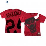T- Shirt NBA Chicago Bulls Lauri Markkanen Rojo