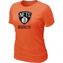 Camisetas NBA Mujeres Brooklyn Nets Naranja