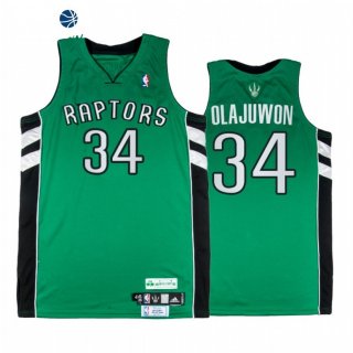 Camisetas NBA Toronto Raptors Hakeem Olajuwon Verde Throwback 2021