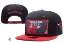 Snapbacks Caps NBA De Chicago Bulls Rojo Negro NO.02