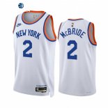 Camisetas NBA de New York Knicks Miles McBride Blanco Classic 2021-22
