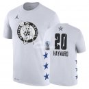 Camisetas NBA de Manga Corta Gordon Hayward All Star 2019 Blanco
