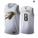 Camisetas NBA de Danilo Gallinari Oklahoma City Thunder Blanco Oro 19/20