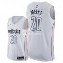 Camisetas NBA de Jodie Meeks Washington Wizards Nike Blanco Ciudad 2018