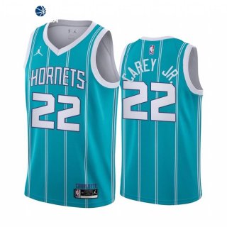 Camiseta NBA de Vernon Carey Jr. Charlotte Hornets Azul Icon 2020-21