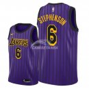 Camisetas NBA de Lance Stephenson Los Angeles Lakers Nike Púrpura Ciudad 18/19