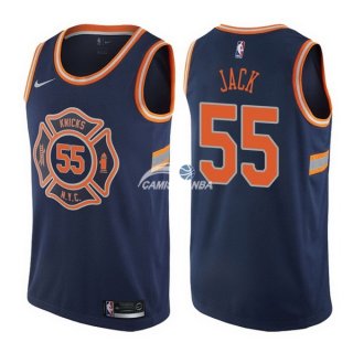 Camisetas NBA de Jarrett Jack New York Knicks Nike Azul Ciudad 17/18