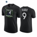 T-Shirt NBA Minnesota Timberwolves Ricky Rubio Story Negro Ciudad 2020-21