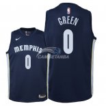 Camisetas de NBA Ninos Memphis Grizzlies JaMychal Green Marino Icon 2018
