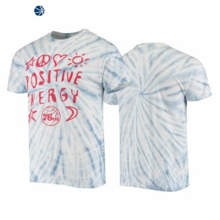 T-Shirt NBA Philadelphia Sixers Positive Message Azul 2020