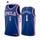 Camisetas NBA de Philadelphia Sixers Andre Drummond Nike Azul Icon 2021-22