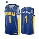 Camiseta NBA de T.J. Warren Indiana Pacers Nike Azul Ciudad 2020-21