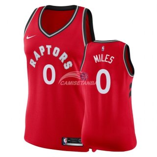 Camisetas NBA Mujer C.J. Miles Toronto Raptors Rojo Icon