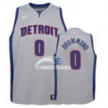 Camiseta NBA Ninos Detroit Pistons Andre Drummond Gris Statement 17/18