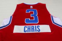 Camisetas NBA L.A.Clippers 2014 Navidad Chris Rojo
