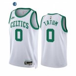 Camisetas NBA de Boston Celtics Jayson Tatum Blanco Classic 2021-22