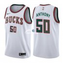 Camisetas NBA de Joel Anthony Milwaukee Bucks Retro Blanco 17/18