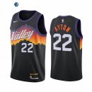Camiseta NBA de Deandre Ayton Phoenix Suns Nike Negro Ciudad 2020-21