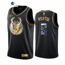 Camisetas NBA de Milwaukee Bucks Bobby Portis Negro Diamante 2021-22