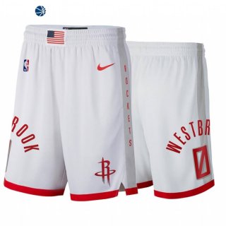 Pantalon NBA de Houston Rockets Russell Westbrook Blanco Ciudad 2020