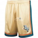 Pantalon NBA de Detroit Pistons Oro Hardwood Classics