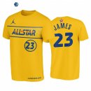 T-Shirt NBA 2021 All Star LeBron James Oro