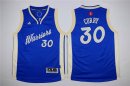Camiseta NBA Ninos Golden State Warriors Stephen Curry 2015 Navidad Azul