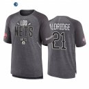 T Shirt NBA Brooklyn Nets NO.21 LaMarcus Aldridge Gris 2022