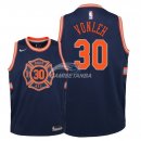 Camisetas de NBA Ninos New York Knicks Noah Vonleh Nike Marino Ciudad 2018