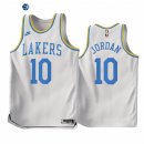 Camisetas NBA Nike Los Angeles Lakers NO.10 DeAndre Jordan Blanco Classic 2022-23