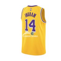 Camisetas NBA de Brandon Ingram Los Angeles Lakers Amarillo Icon 18/19