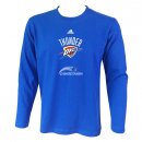 Camisetas NBA Manga Larga Oklahoma City Thunder Azul